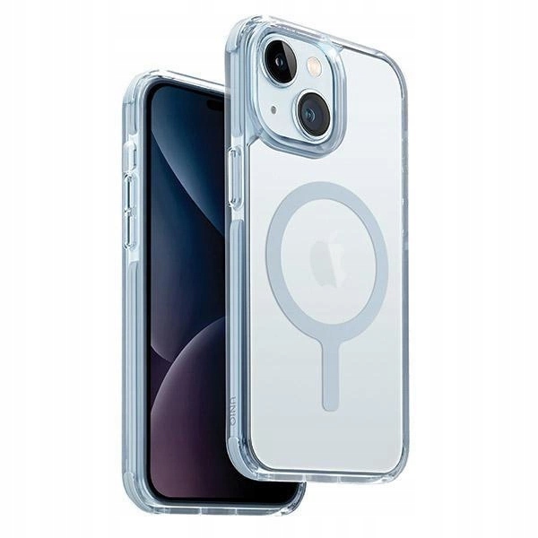 UNIQ COMBAT RUGGED PROTECTIVE CASE WITH 3-TIER IMPACT PROTECTION MADE FOR IPHONE 15 PLUS | ICE BLUE